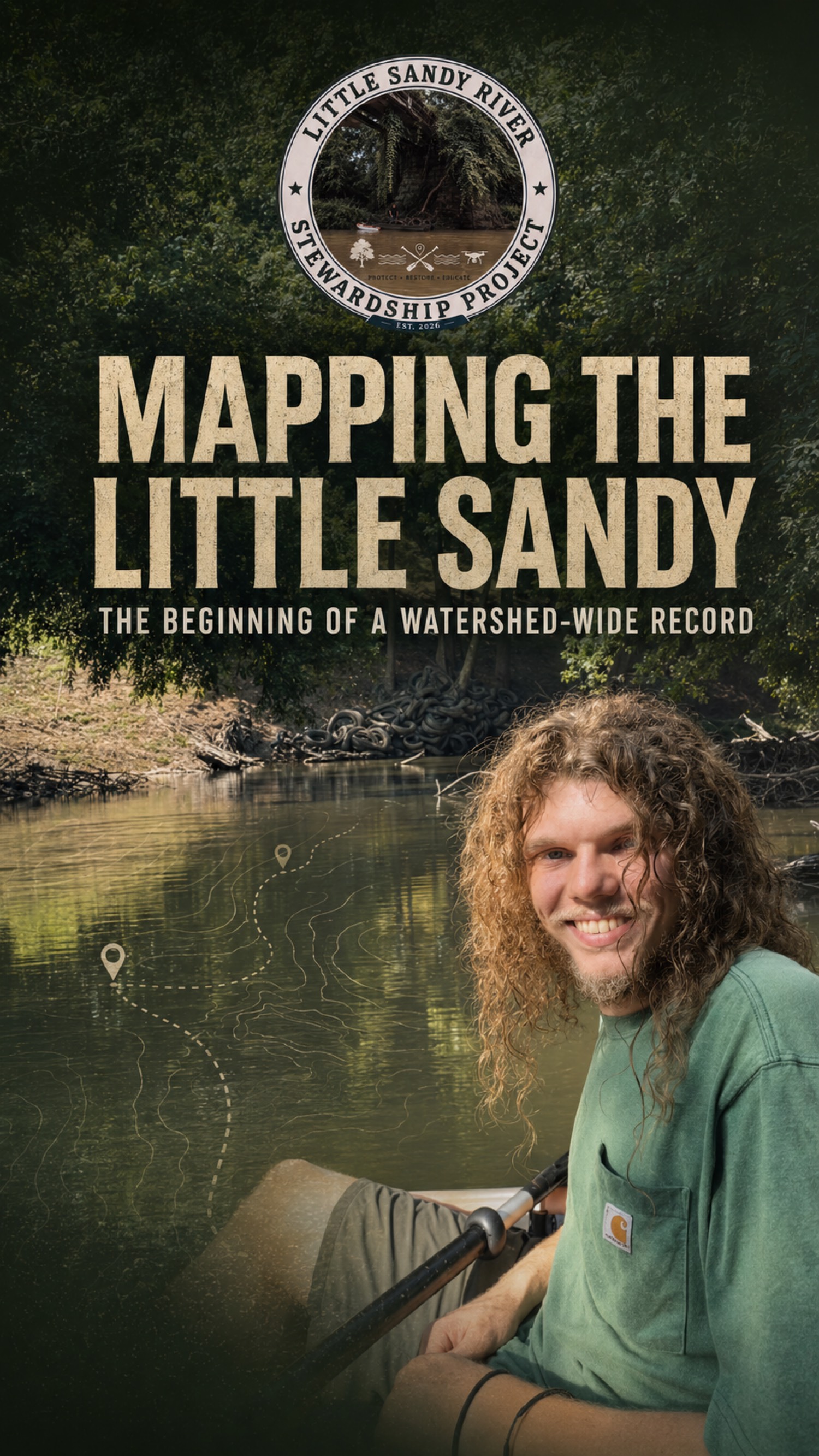 Little Sandy River mapping project poster